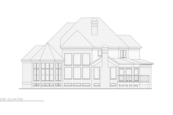 Exterior - Other Elevation 1 for European House Plan #119-349 - 4 bed, 3 bath