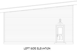 Exterior - Other Elevation for Contemporary House Plan #932-736, 0.5 bath