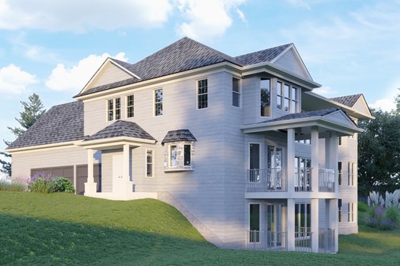 Exterior - Other Elevation 2 for Craftsman House Plan #54-433 - 4 bed, 5 bath