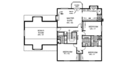 European Style House Plan - 5 Beds 5 Baths 2962 Sq/Ft Plan #18-221 
