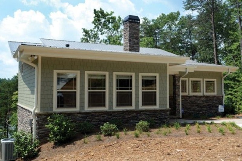 House Design - Exterior - Front Elevation 4 for Modern House Plan #437-55 - 3 bed, 2.5 bath