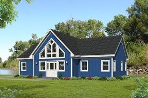 Country Exterior - Front Elevation Plan #932-363