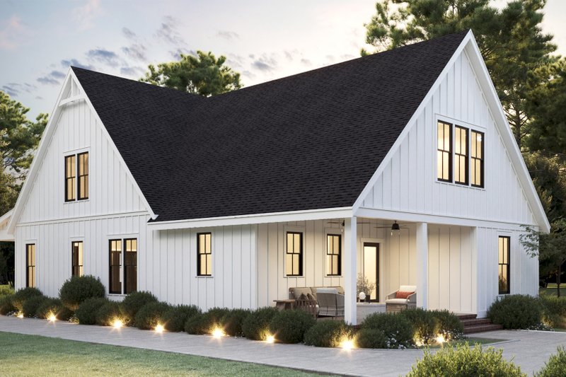 House Design - Exterior - Other Elevation for Farmhouse House Plan #461-113 - 5 bed, 4 bath