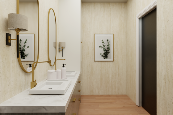 Interior - Bathroom for Barndominium House Plan #1064-431 - 4 bed, 2.5 bath