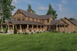 Home Plan - Farmhouse Exterior - Front Elevation Plan #923-340