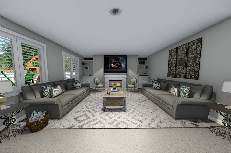 House Plan Design - Living Room
