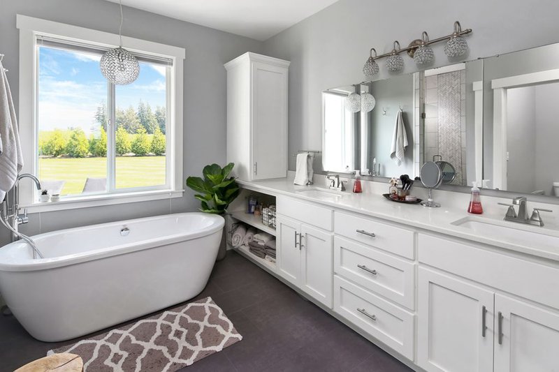 Architectural House Design - Interior - Master Bathroom for Farmhouse House Plan #1070-10 - 3 bed, 2.5 bath