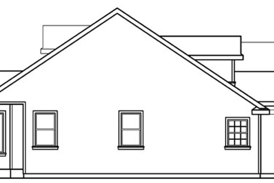Exterior - Other Elevation for Ranch House Plan #124-543 - 3 bed, 2.5 bath