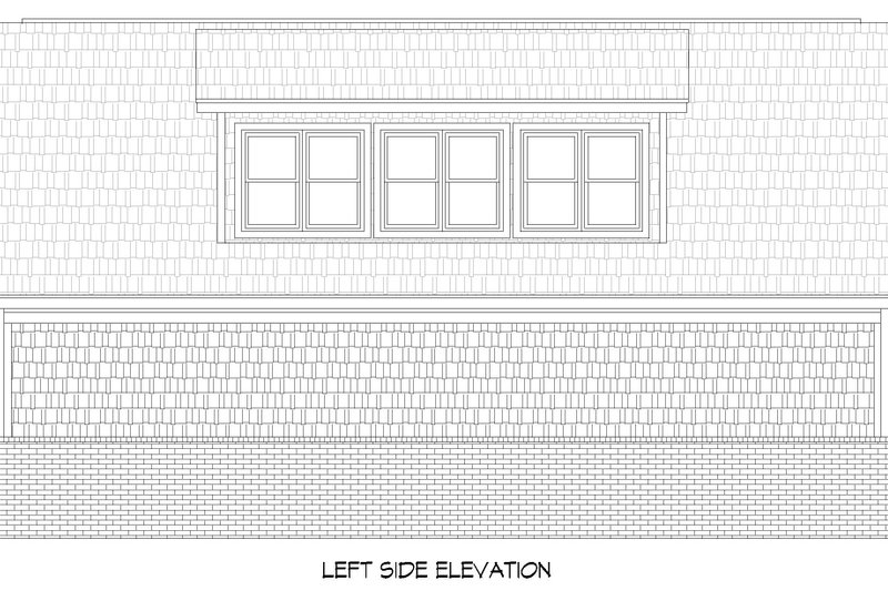 Dream House Plan - Exterior - Other Elevation 1 for Traditional House Plan #932-356 - 1 bed, 1 bath