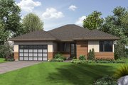 Contemporary Style House Plan - 3 Beds 2.5 Baths 2175 Sq/Ft Plan #48-687 