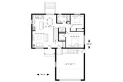 Country Style House Plan - 2 Beds 1 Baths 1040 Sq/Ft Plan #23-2695 