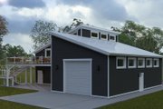 Modern Style House Plan - 0 Beds 1.5 Baths 1071 Sq/Ft Plan #1060-399 Exterior 