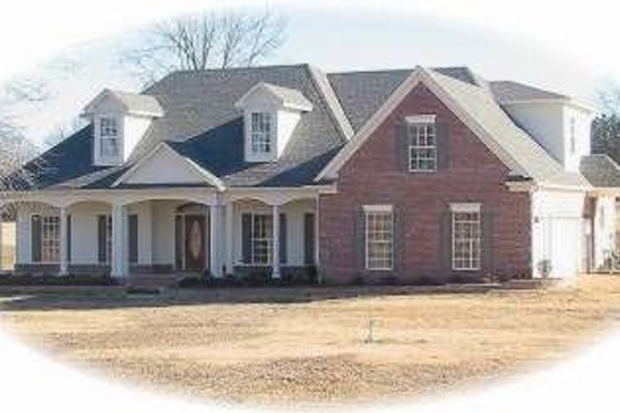 Exterior - Front Elevation for Traditional House Plan #81-1544 - 4 bed, 3.5 bath