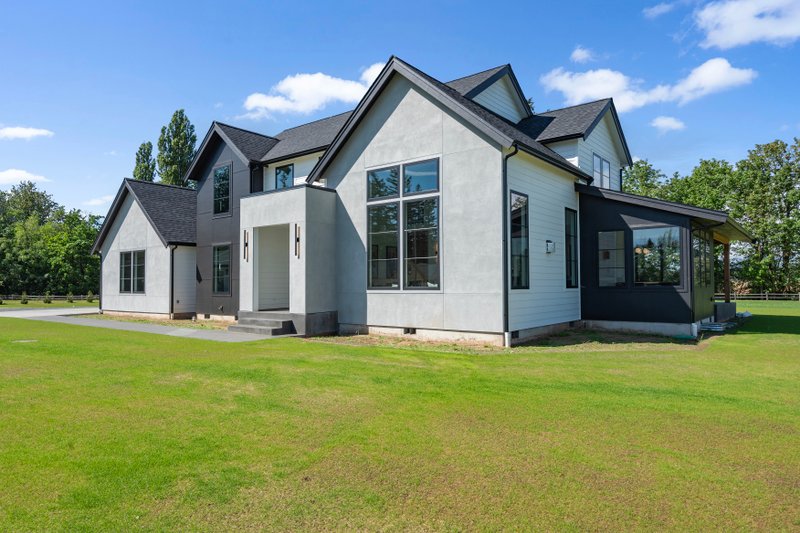 House Design - Exterior - Front Elevation 3 for Contemporary House Plan #1070-214 - 4 bed, 3.5 bath