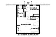 Contemporary Style House Plan - 1 Beds 1 Baths 832 Sq/Ft Plan #117-974 