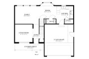 Traditional Style House Plan - 3 Beds 2.5 Baths 1621 Sq/Ft Plan #1060-4 