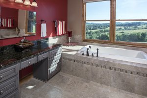 Interior - Master Bathroom for European House Plan #929-29 - 4 bed, 3 bath