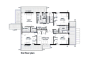 Modern Style House Plan - 4 Beds 2.5 Baths 3548 Sq/Ft Plan #496-11 