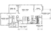 House Plan - 3 Beds 3 Baths 3260 Sq/Ft Plan #117-376 