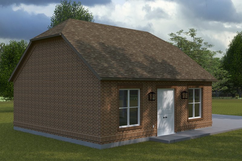 House Design - Exterior - Other Elevation 1 for European House Plan #1060-328, 0 bath