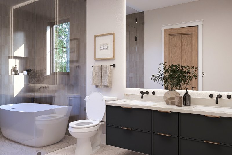 Home Plan - Interior - Master Bathroom for Cottage House Plan #455-806 - 3 bed, 4 bath