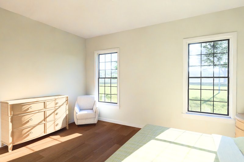 Architectural House Design - Interior - Master Bedroom 1 for Farmhouse House Plan #513-2428 - 4 bed, 2.5 bath