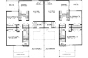 Modern Style House Plan - 2 Beds 1.5 Baths 1986 Sq/Ft Plan #303-142 