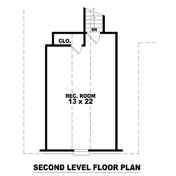 European Floor Plan - Upper Floor Plan #81-1555