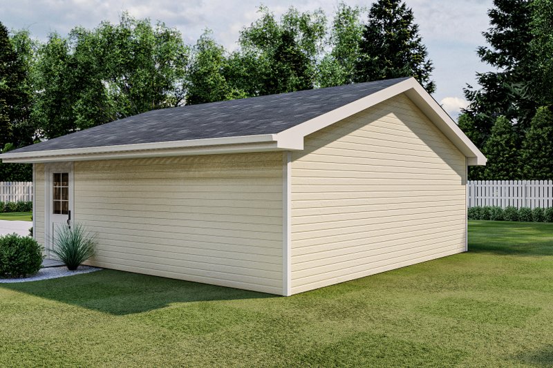 House Design - Exterior - Rear Elevation for Traditional House Plan #455-286, 0 bath