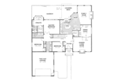 European Style House Plan - 5 Beds 3 Baths 2354 Sq/Ft Plan #18-9005 