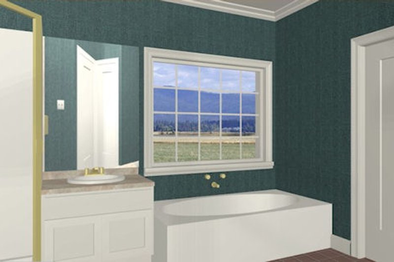 Architectural House Design - Photo 5 for Southern House Plan #56-564 - 3 bed, 2.5 bath