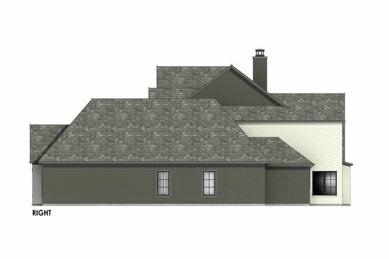 Exterior - Other Elevation 1 for European House Plan #1096-10 - 4 bed, 4.5 bath