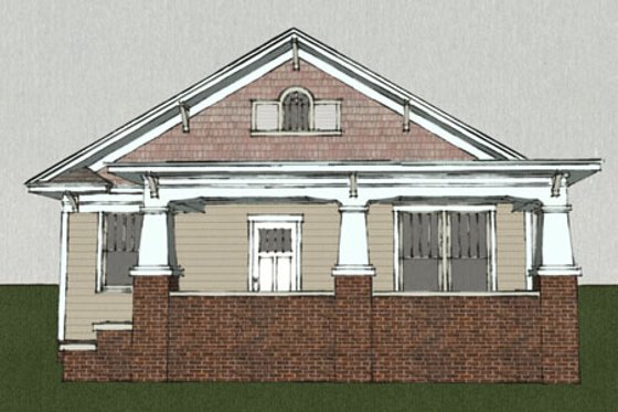 Exterior - Other Elevation 1 for Craftsman House Plan #461-7 - 3 bed, 2 bath