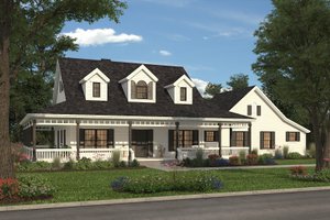 Farmhouse Exterior - Front Elevation Plan #72-132