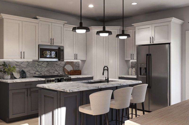 Dream House Plan - Interior - Kitchen for Traditional House Plan #455-671 - 3 bed, 2.5 bath