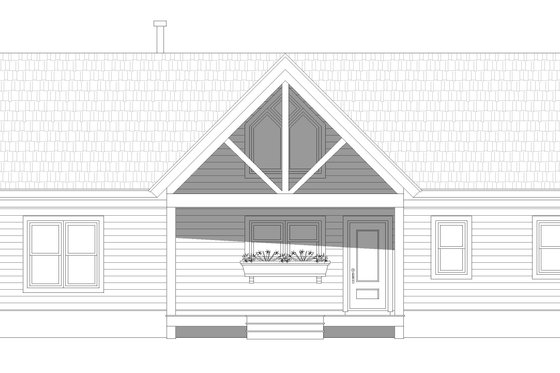 Exterior - Front Elevation 3 for Victorian House Plan #932-409 - 3 bed, 2 bath