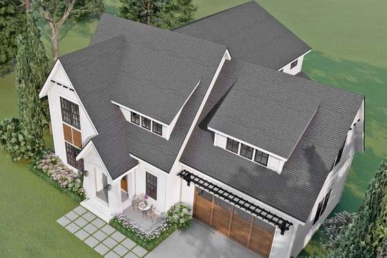 Exterior - Other Elevation 2 for Tudor House Plan #461-89 - 5 bed, 3 bath