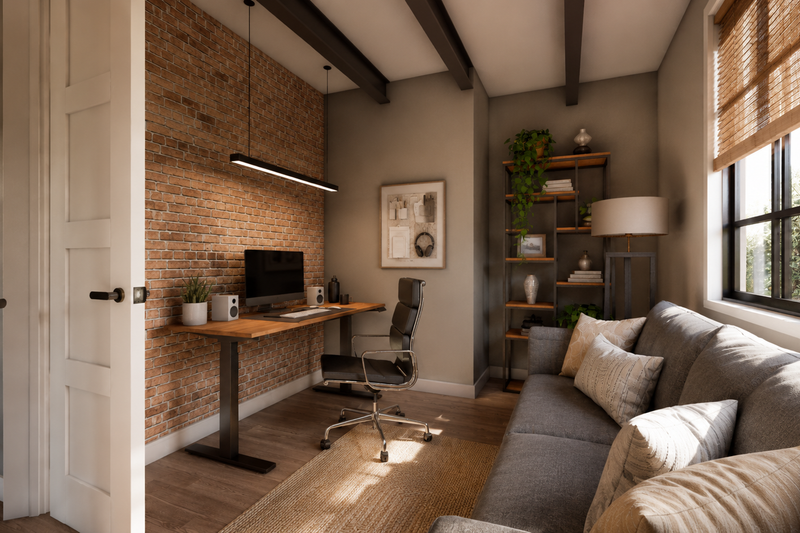 Architectural House Design - Interior - Other for Farmhouse House Plan #48-1226 - 2 bed, 2 bath