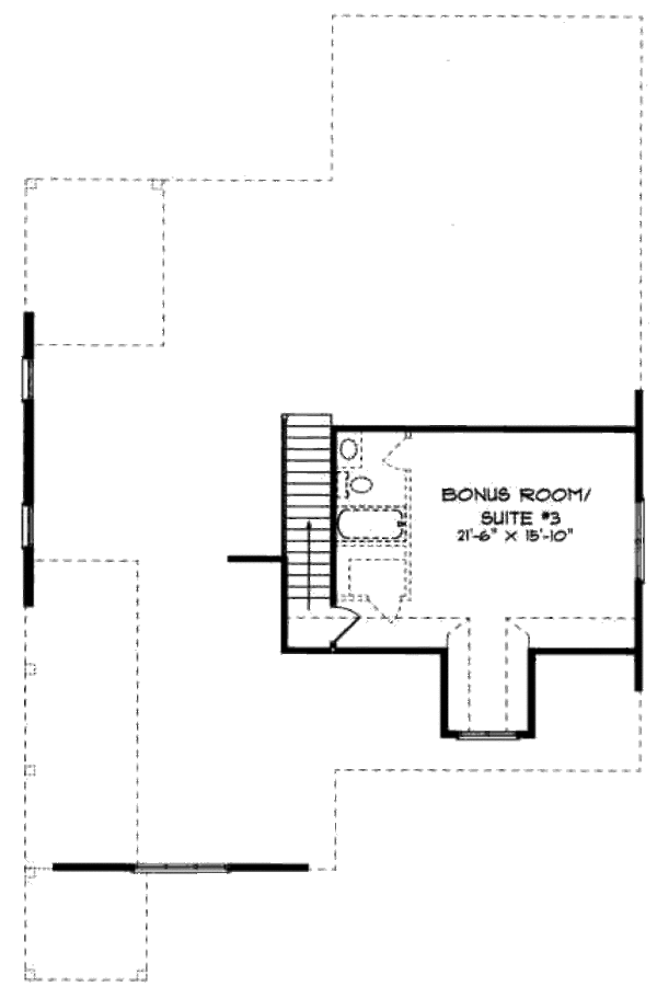 Bungalow Floor Plan - Other Floor Plan #413-793