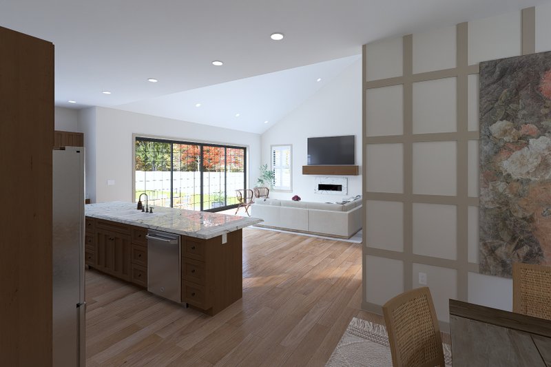 House Blueprint - Interior - Kitchen 2 for Farmhouse House Plan #1060-410 - 3 bed, 3.5 bath