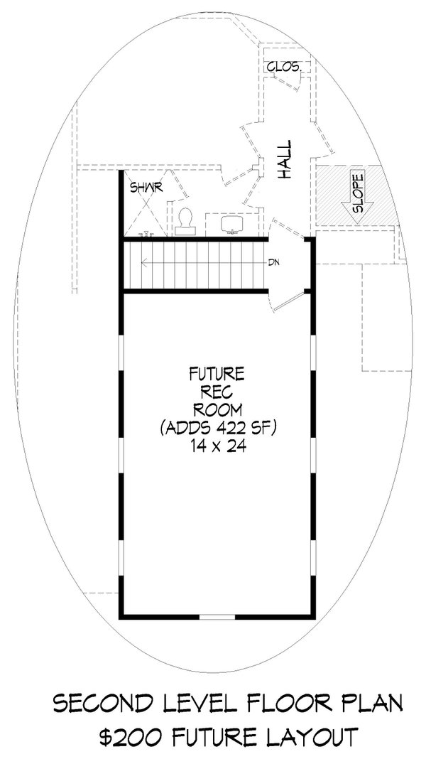 Architectural House Design - Farmhouse Floor Plan - Upper Floor Plan #932-1327