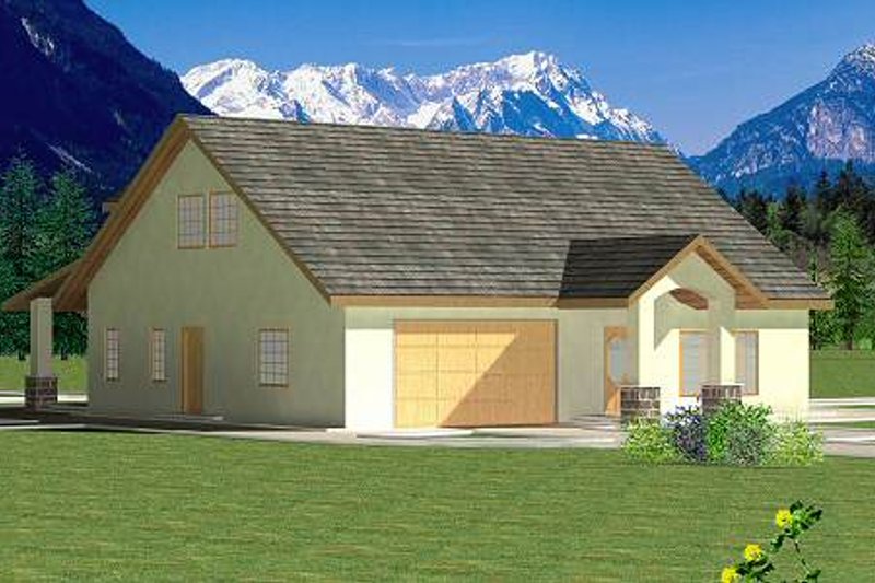 Dream House Plan - Traditional Exterior - Front Elevation Plan #117-566