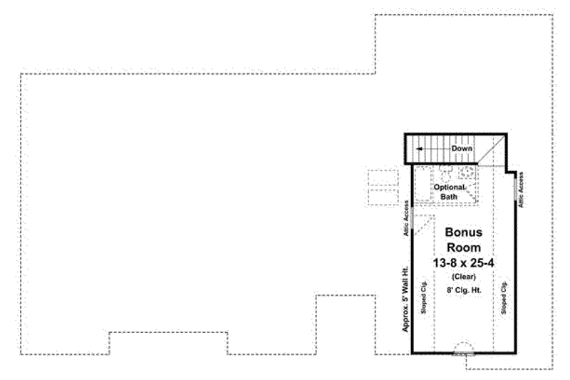 Home Plan - Floor Plan - Other Floor for Mediterranean House Plan #21-241 - 3 bed, 2.5 bath