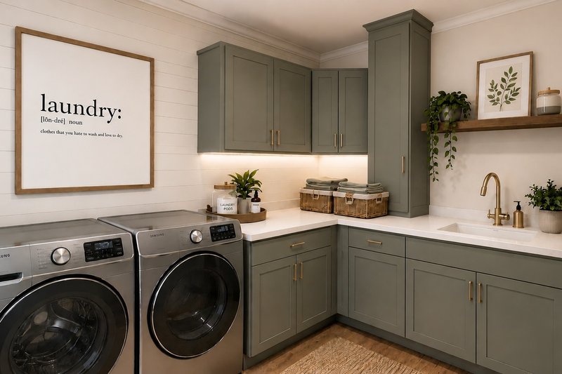House Design - Interior - Laundry for Farmhouse House Plan #1064-516 - 7 bed, 4 bath