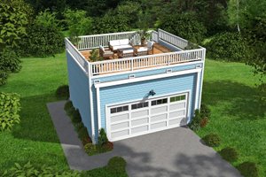 Contemporary Exterior - Front Elevation Plan #932-52