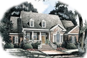 Traditional Exterior - Front Elevation Plan #429-41