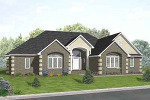 Traditional Exterior - Front Elevation Plan #50-258