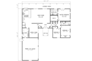 Adobe / Southwestern Style House Plan - 3 Beds 2 Baths 2244 Sq/Ft Plan #1-508 