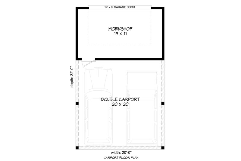 House Blueprint - Floor Plan - Main Floor for Country House Plan #932-180, 0 bath