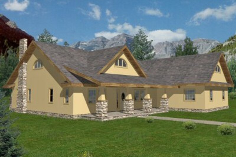 Home Plan - Traditional Exterior - Front Elevation Plan #117-151
